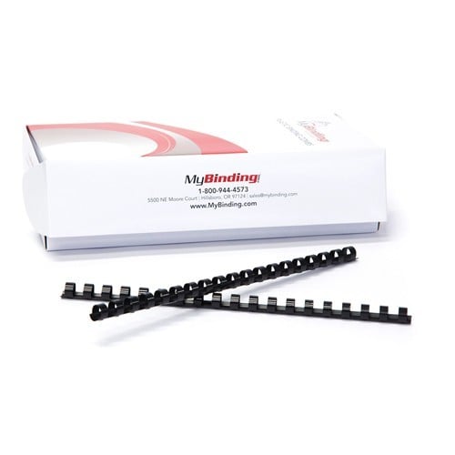 1/2" Plastic Binding Combs - 100pk