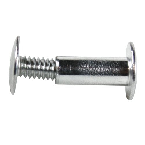 1/2" Silver Aluminum Screw Posts - 1000pk