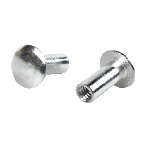 1/2" Silver Aluminum Screw Posts - 1000pk