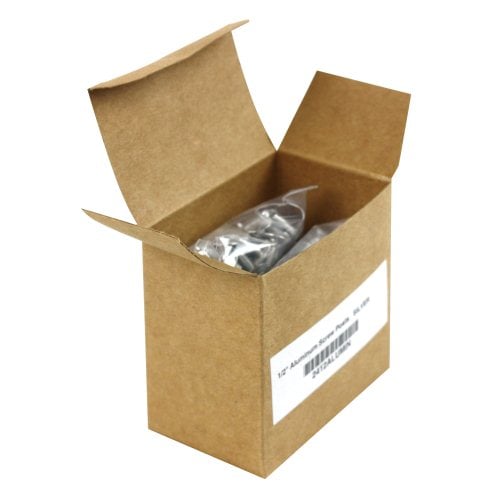 1/2" Silver Aluminum Screw Posts - 1000pk