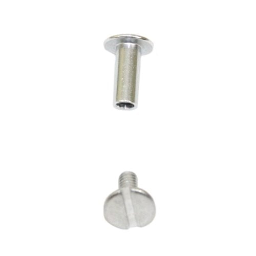 1/2" Silver Aluminum Screw Posts - 1000pk