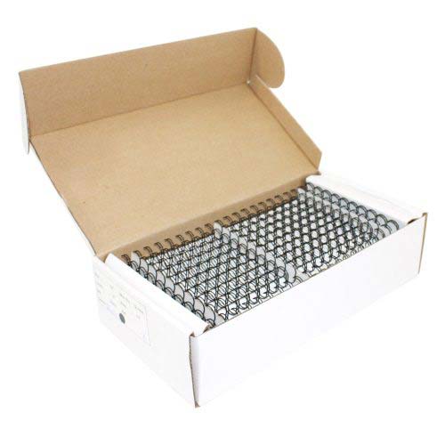 Black 1/2" 2:1 Pitch Twin Loop Wire - 100pk