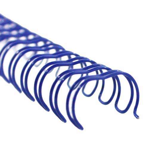 1/2" Blue Spiral-O 19 Loop Wire Binding Combs - 140pk