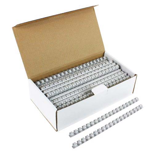 1/2" Grey Plastic Binding Combs - 100pk
