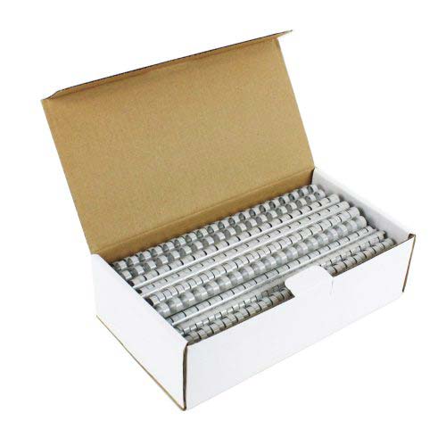 1/2" Grey Plastic Binding Combs - 100pk