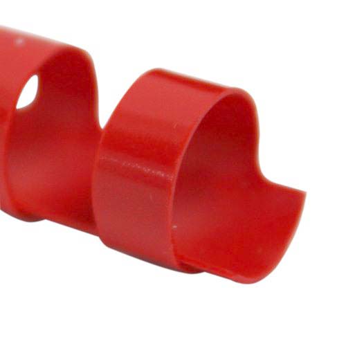 1/2" Red Plastic Binding Combs - 100pk