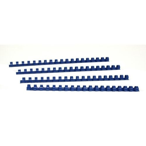 1/2" Royal Blue Plastic Binding Combs - 100pk