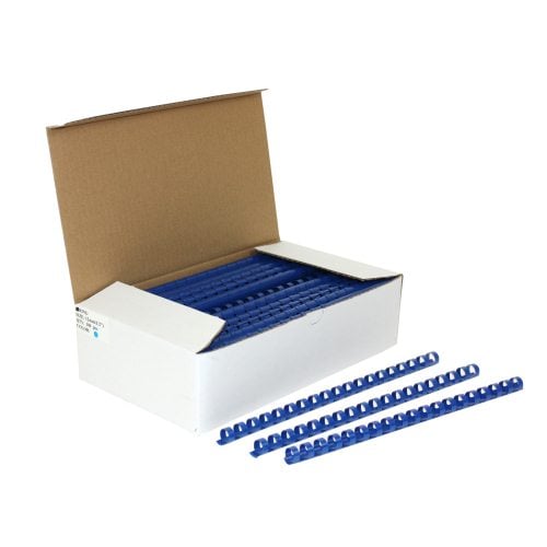 1/2" Royal Blue Plastic Binding Combs - 100pk