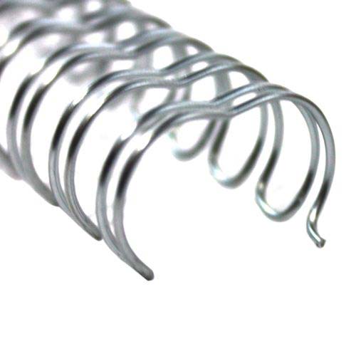 1/2" Silver Spiral-O 19 Loop Wire Binding Combs - 100pk