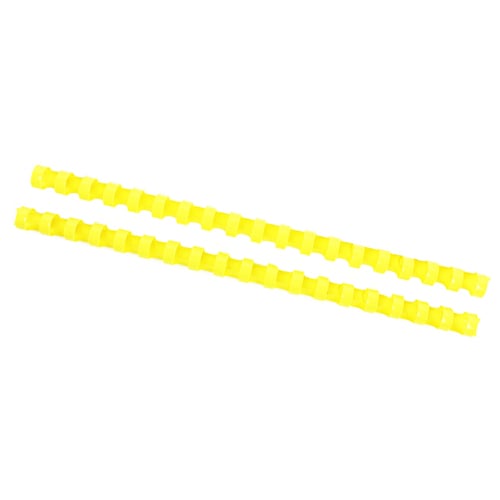 1/2" Yellow Plastic Binding Combs - 100pk