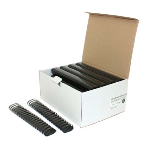 1-3/4" Black Plastic Binding Combs - 50pk