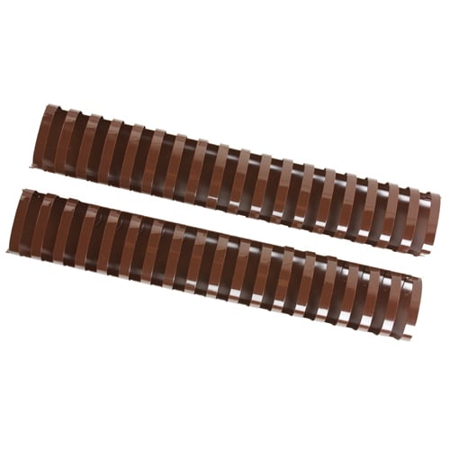 1-3/4" Brown Plastic Binding Combs - 50pk