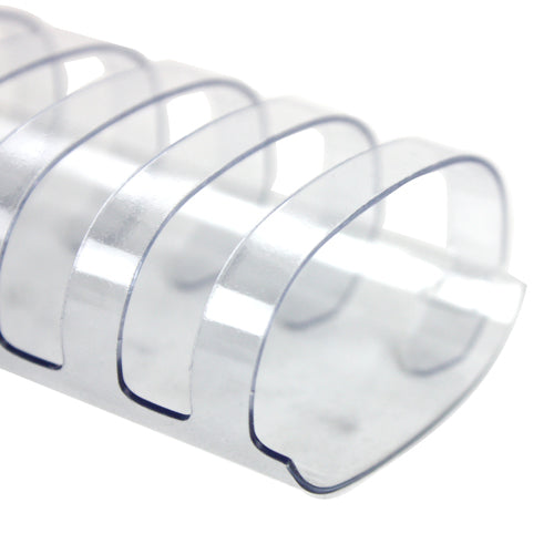 1-3/4" Clear Plastic Binding Combs - 50pk