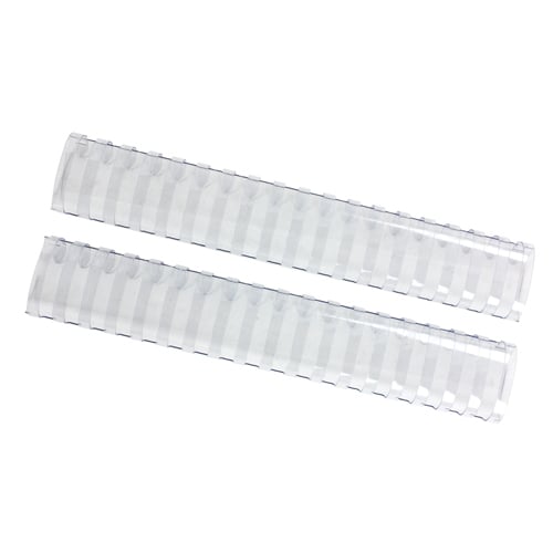 1-3/4" Clear Plastic Binding Combs - 50pk