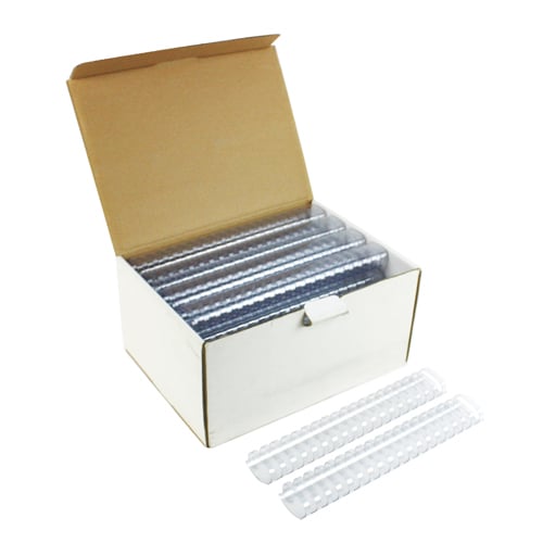 1-3/4" Clear Plastic Binding Combs - 50pk