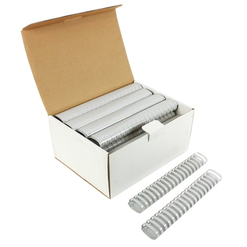 1-3/4" Grey Plastic Binding Combs - 50pk