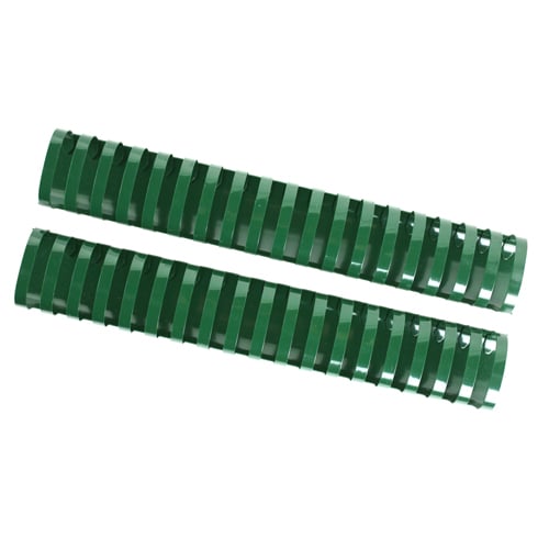 1-3/4" Hunter Green Plastic Binding Combs - 50pk