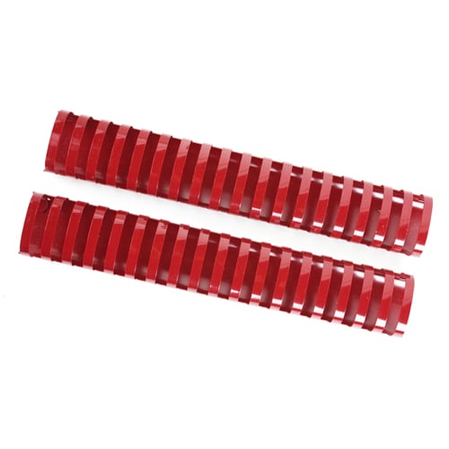 1-3/4" Maroon Plastic Binding Combs - 50pk