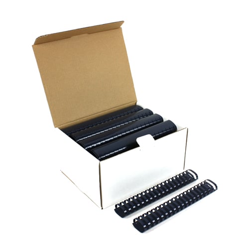1-3/4" Navy Plastic Binding Combs - 50pk