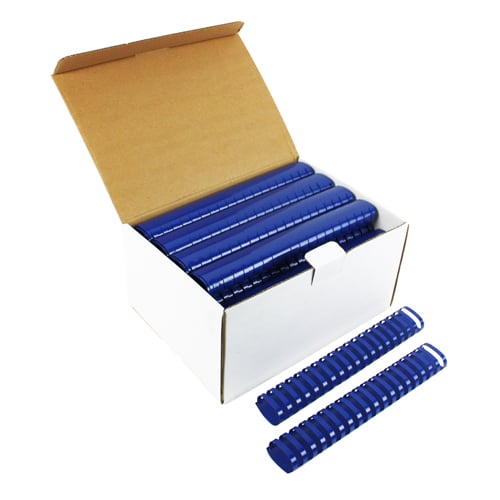 1-3/4" Royal Blue Plastic Binding Combs - 50pk