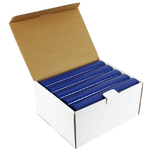 1-3/4" Royal Blue Plastic Binding Combs - 50pk