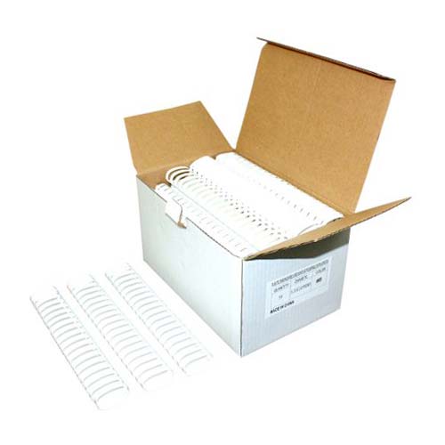 1-3/4" White Plastic Binding Combs - 50pk