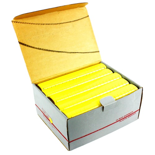 1-3/4" Yellow Plastic Binding Combs - 50pk