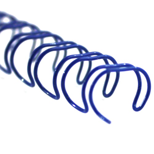 1/4" Blue Spiral-O 19 Loop Wire Binding Combs - 210pk