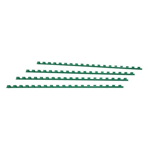 1/4" Green Plastic Binding Combs - 100pk