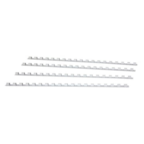 1/4" Grey Plastic Binding Combs - 100pk