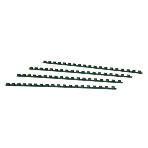 1/4" Hunter Green Plastic Binding Combs - 100pk