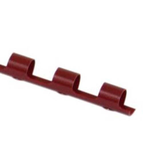 1/4" Maroon Plastic Binding Combs - 100pk