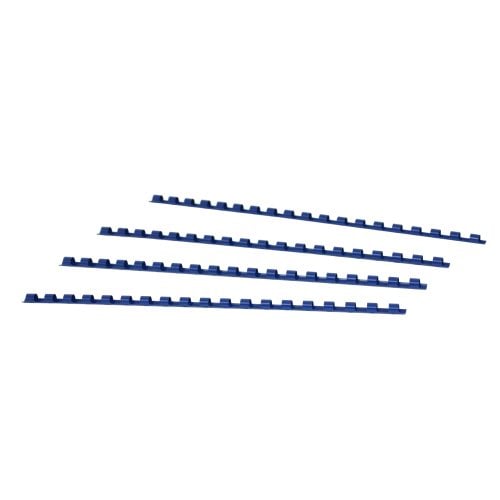 1/4" Royal Blue Plastic Binding Combs - 100pk