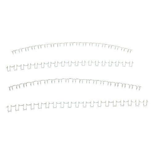 1/4" Silver Spiral-O 19 Loop Wire Binding Combs - 100pk
