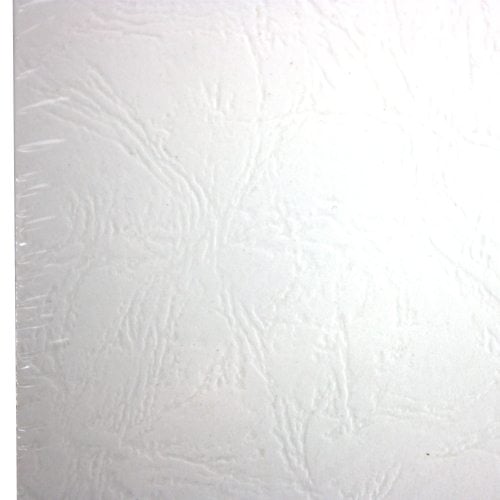 1/4" White Grain ThermaBind Covers (25pk) - 2513531
