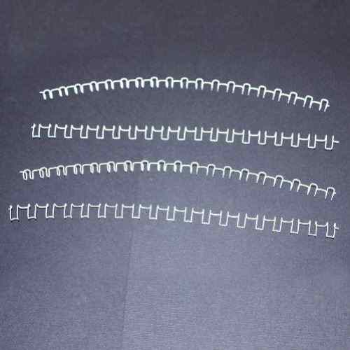 1/4" White Spiral-O 19 Loop Wire Binding Combs - 100pk