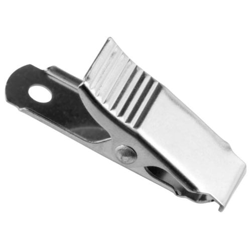 2-5/16" Nickel Plated Steel Knurled Thumb-Grip Clip - 100pk