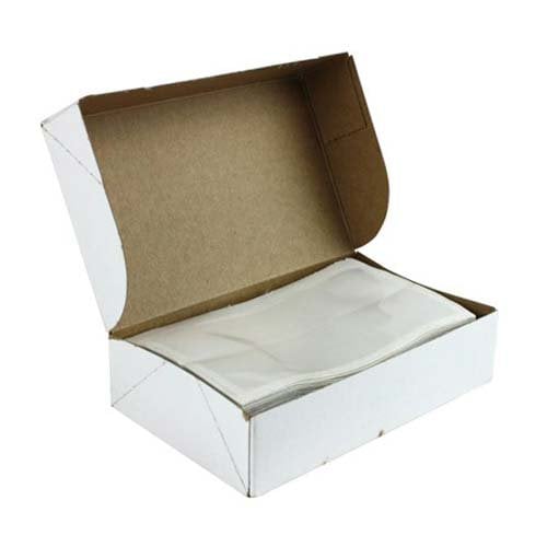1-5/8" x 3-1/8" Crystal Clear Adhesive Vinyl Pockets 100pk
