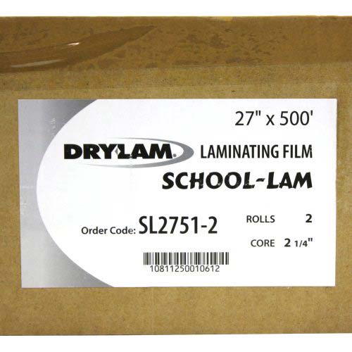1.5 Mil Standard Roll Laminating Film 27" x 500' 2.25" Core