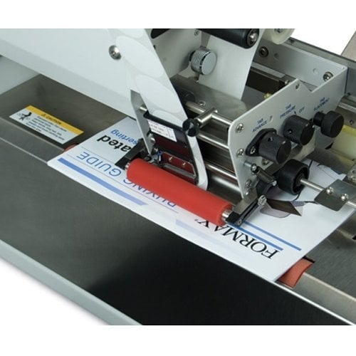 1.5" White Paper (No-Perforation) Roll Tabs for Formax FD 262 and FD 282 Tabbers - 8 Rolls