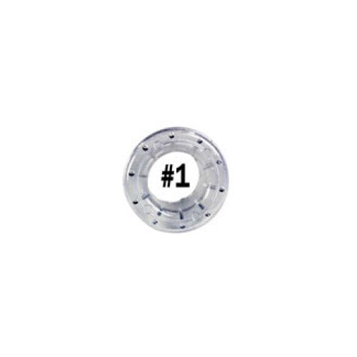 #1 Clear Plastic Grommets - 500 Sets