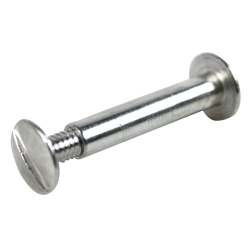 1" Silver Aluminum Screw Posts - 100pk