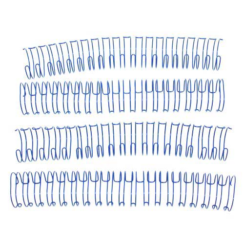 1" Blue Spiral-O 19 Loop Wire Binding Combs - 100pk