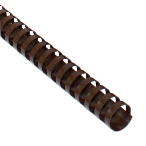 1" Brown Plastic Binding Combs - 50pk
