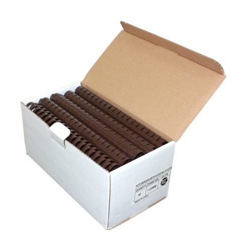 1" Brown Plastic Binding Combs - 50pk