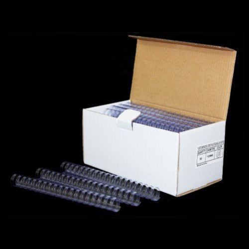 1" Clear Plastic Binding Combs - 50pk