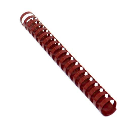 1" Maroon Plastic Binding Combs - 50pk