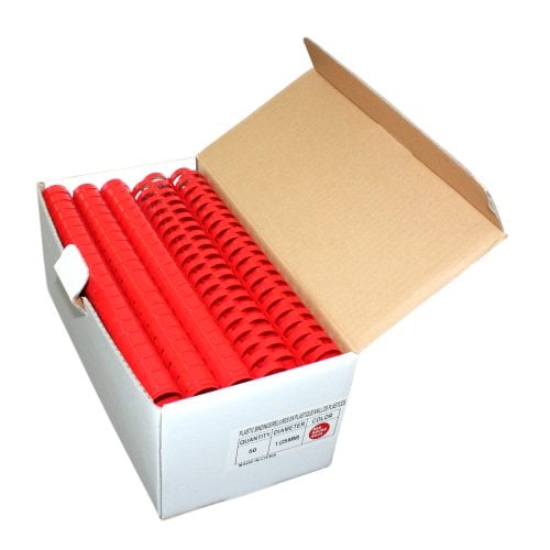 1" Red Plastic Binding Combs - 50pk