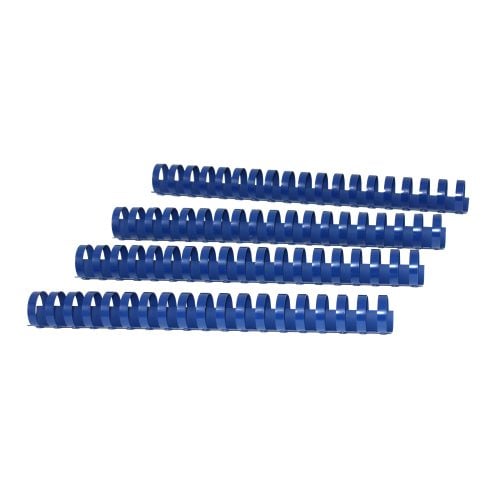 1" Royal Blue Plastic Binding Combs - 50pk