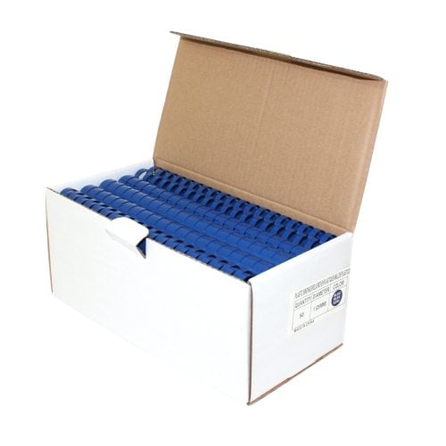 1" Royal Blue Plastic Binding Combs - 50pk